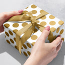 B990C Gold & Silver Dot (B990D) Reversible