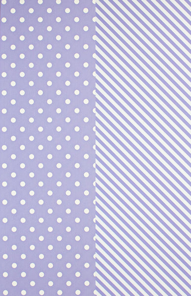 GW-9431B Lavender Dot & Stripe "Reversible"