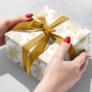 XB508D Sparkleflake Gold White