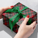 XB637D Red Holographic Plaid
