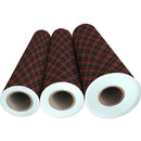 XB637D Red Holographic Plaid