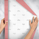 B229C Red White Stripe