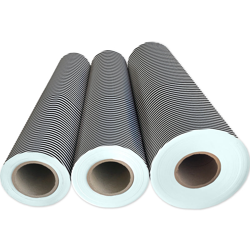 B449C Black White Stripe