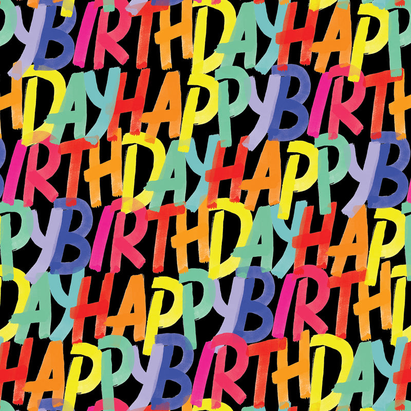 B457C Rainbow Birthday Black