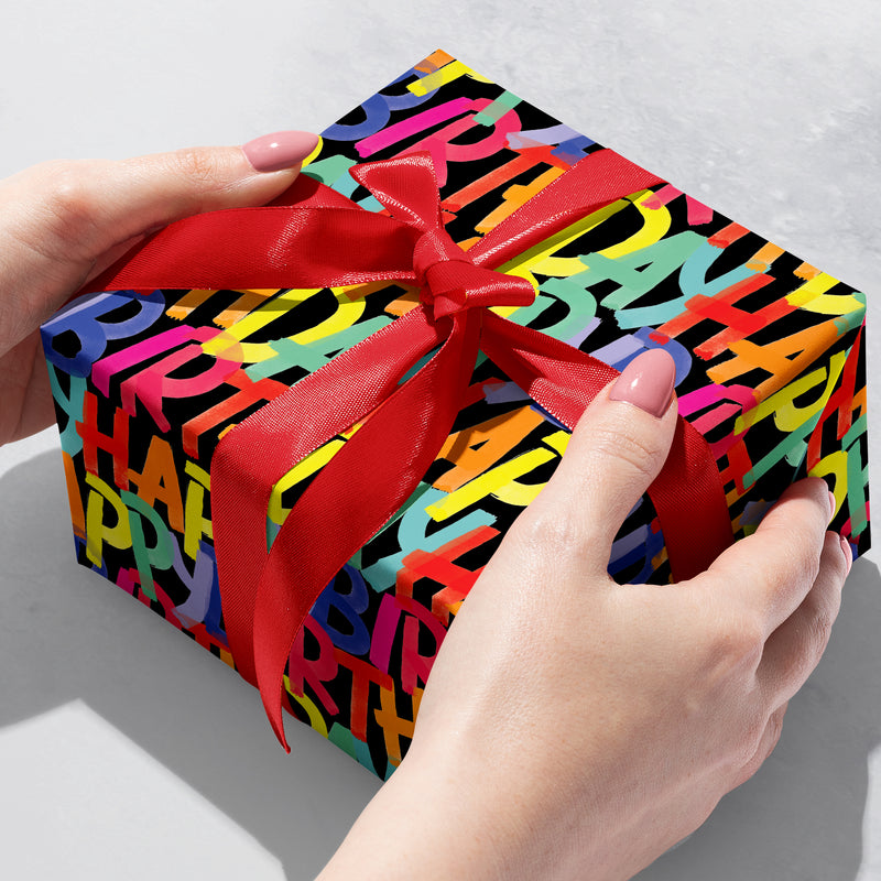 B457C Rainbow Birthday Black