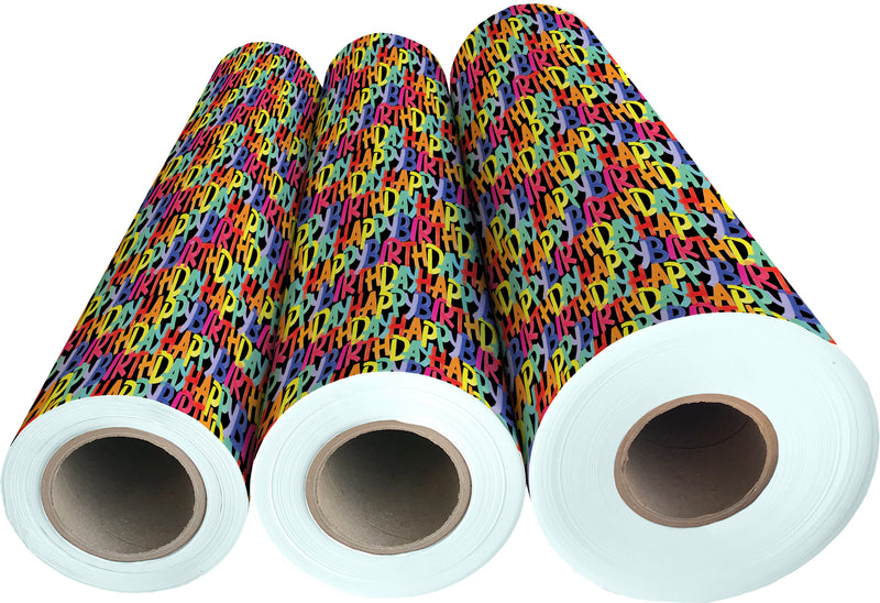 B457C Rainbow Birthday Black
