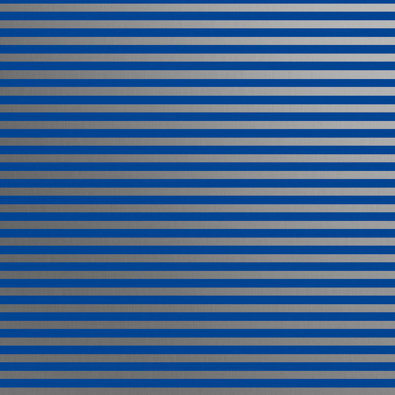 B513C Blue Silver Stripe