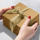 B998C Gold Dot & Stripe on Kraft (B998D)