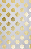 GW-9228E Gold/White Large Dots