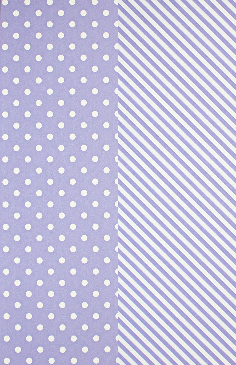 GW-9431B Lavender Dot & Stripe "Reversible"