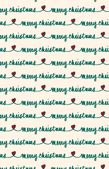 GW-9554D Merry Christmas Hearts