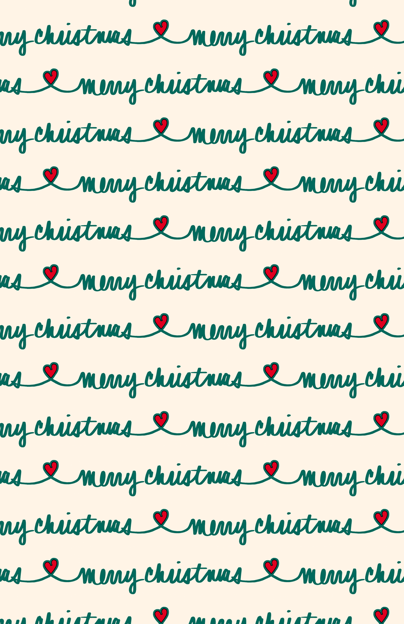 GW-9554D Merry Christmas Hearts