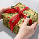 XB561D Reindeer Tapestry Gold