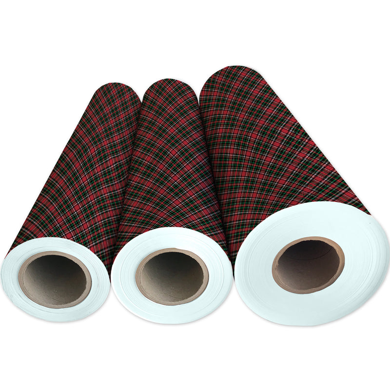 XB637D Red Holographic Plaid