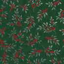 XB641C Holiday Floral Green