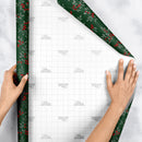 XB641C Holiday Floral Green