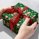 XB753C Santa Christmas Green