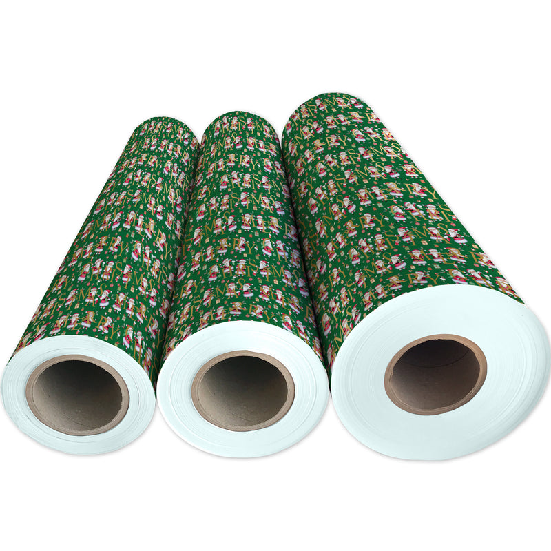 XB753C Santa Christmas Green