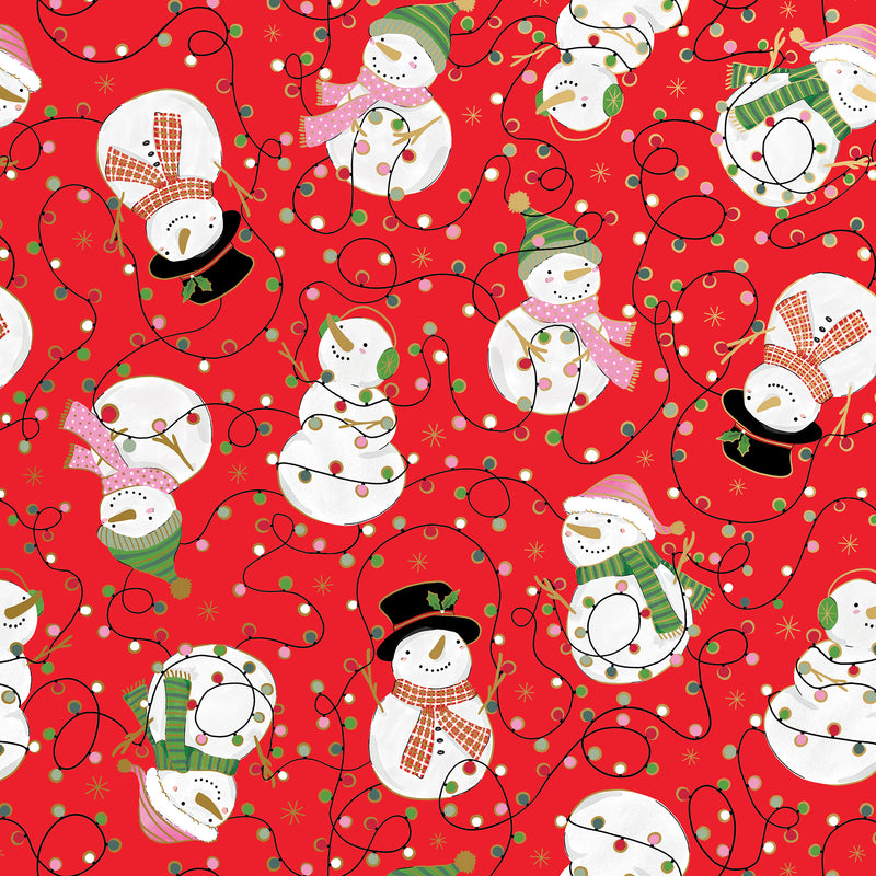 XB833C Snowmen & Lights