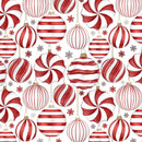 XB843C Red and White Ornaments