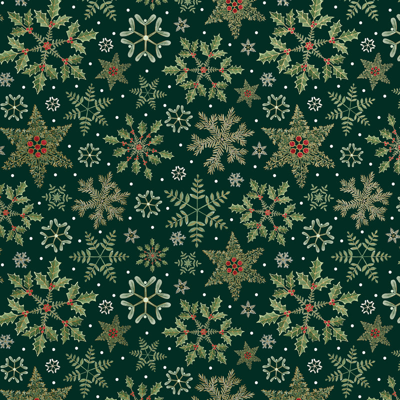 XB846C Forest Snowflakes