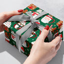 XB866D Cocoa Christmas Green
