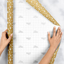 XB874D Modern Trees Gold