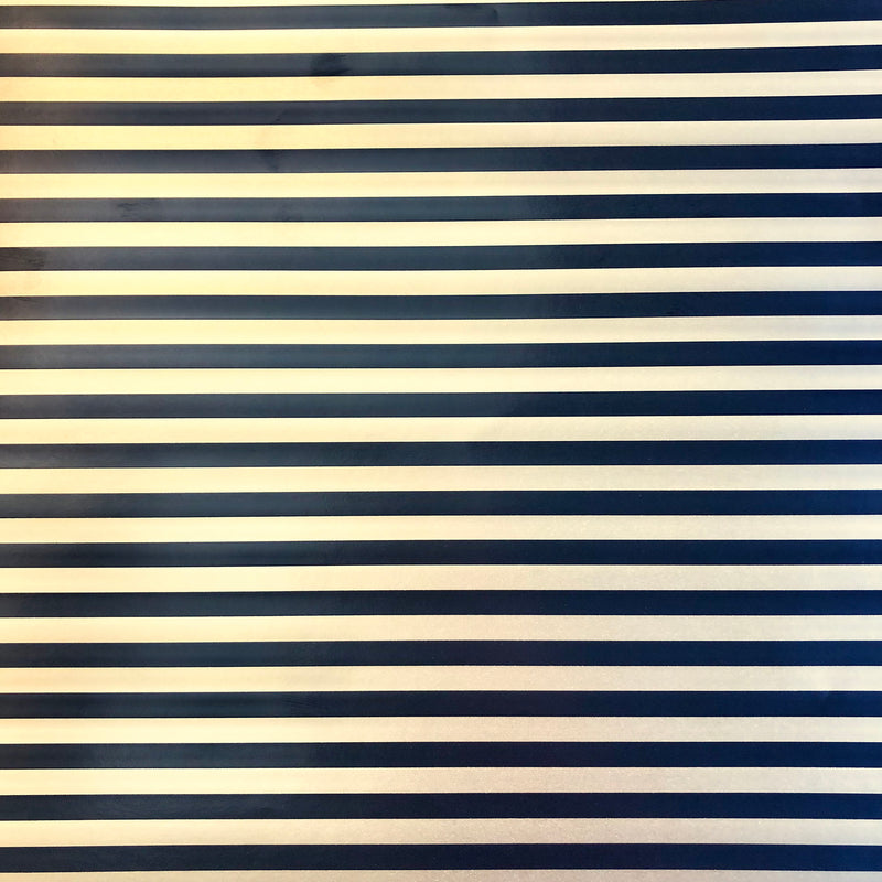 B206C Navy Pearl Stripe