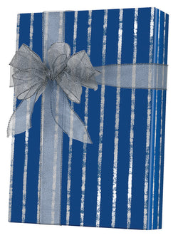 E4009B Bands of Silver/Navy