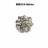 3 1/2" Star Bow Poly Metallic